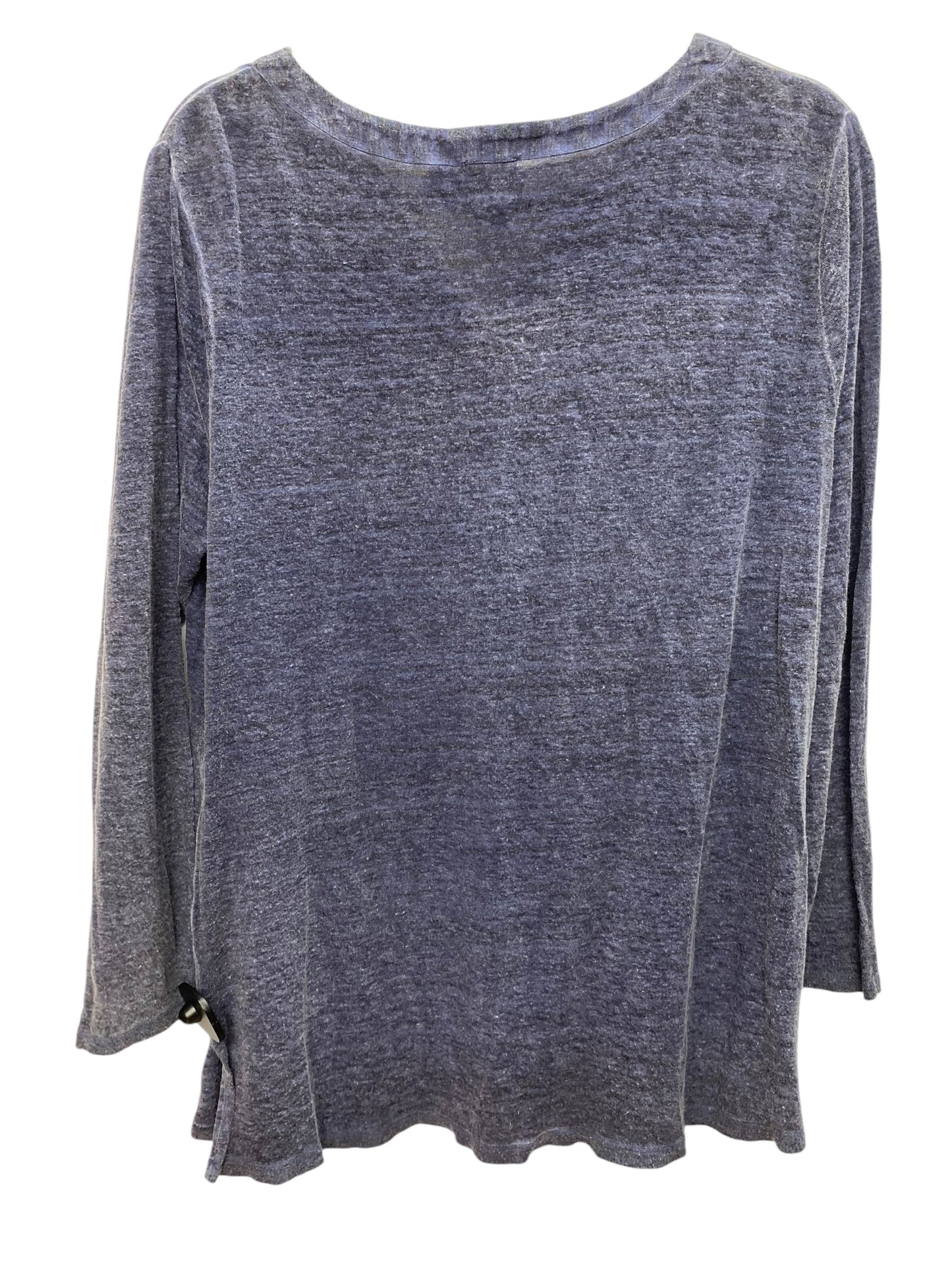 Top Long Sleeve By Chicos In Blue, Size: L