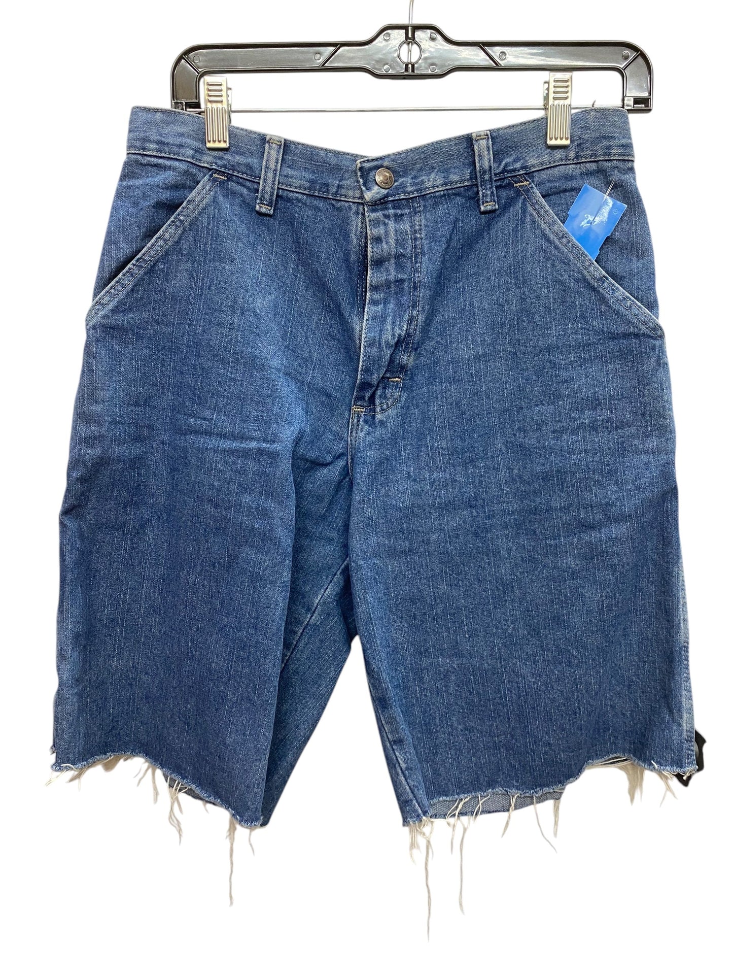 Shorts By Clothes Mentor In Blue Denim, Size: 14