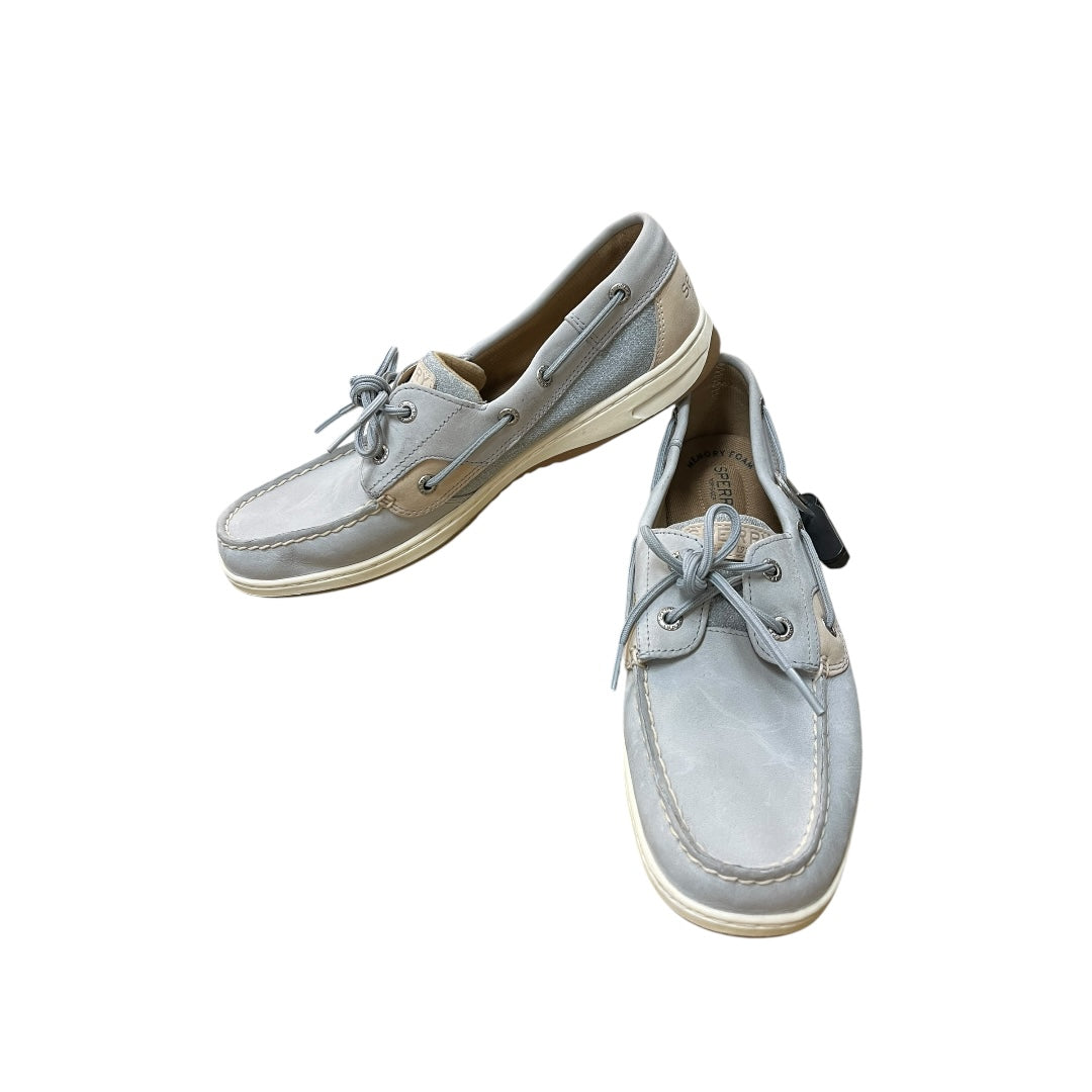 Shoes Flats By Sperry In Grey, Size: 10