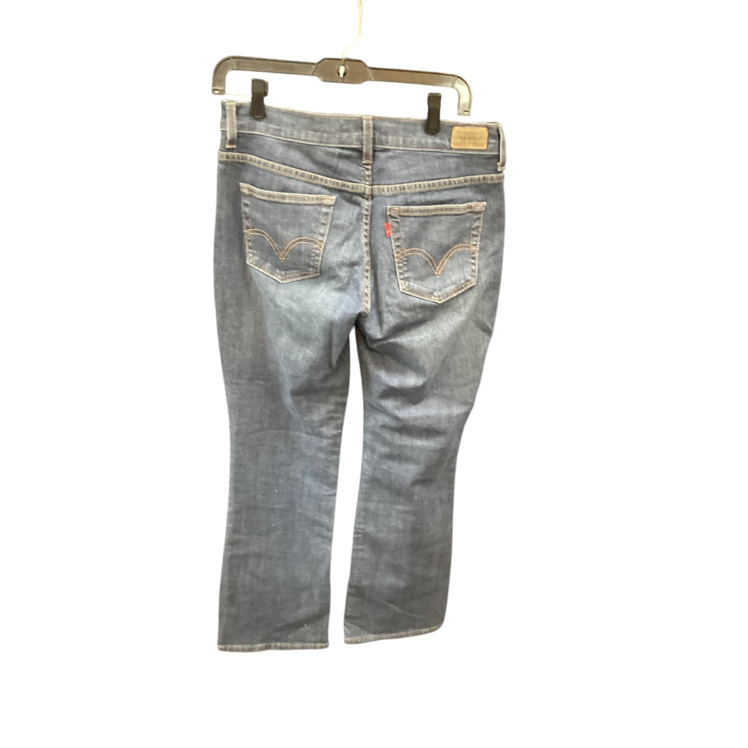 Jeans Boot Cut By Levis In Blue Denim, Size: 6