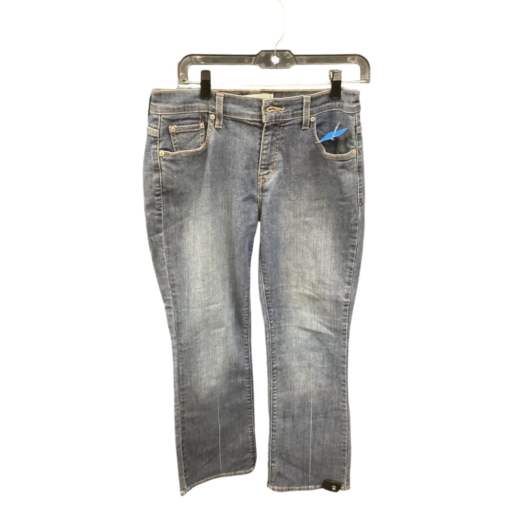 Jeans Boot Cut By Levis In Blue Denim, Size: 6