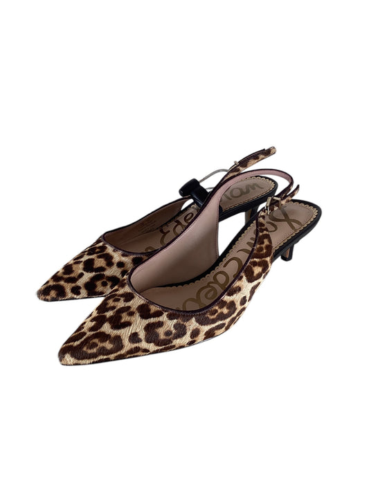 Shoes Heels Kitten By Sam Edelman In Animal Print, Size: 6