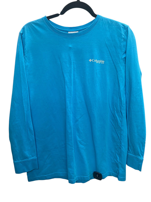 Top Long Sleeve Basic By Columbia In Blue, Size: M