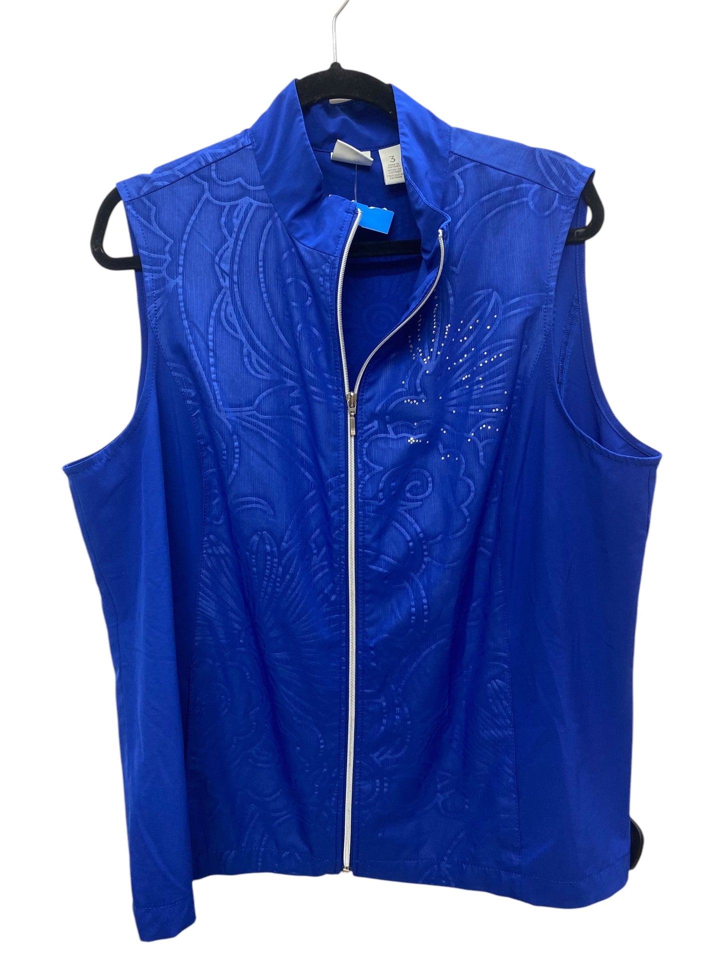 Vest Other By Zenergy By Chicos In Blue, Size: Xl