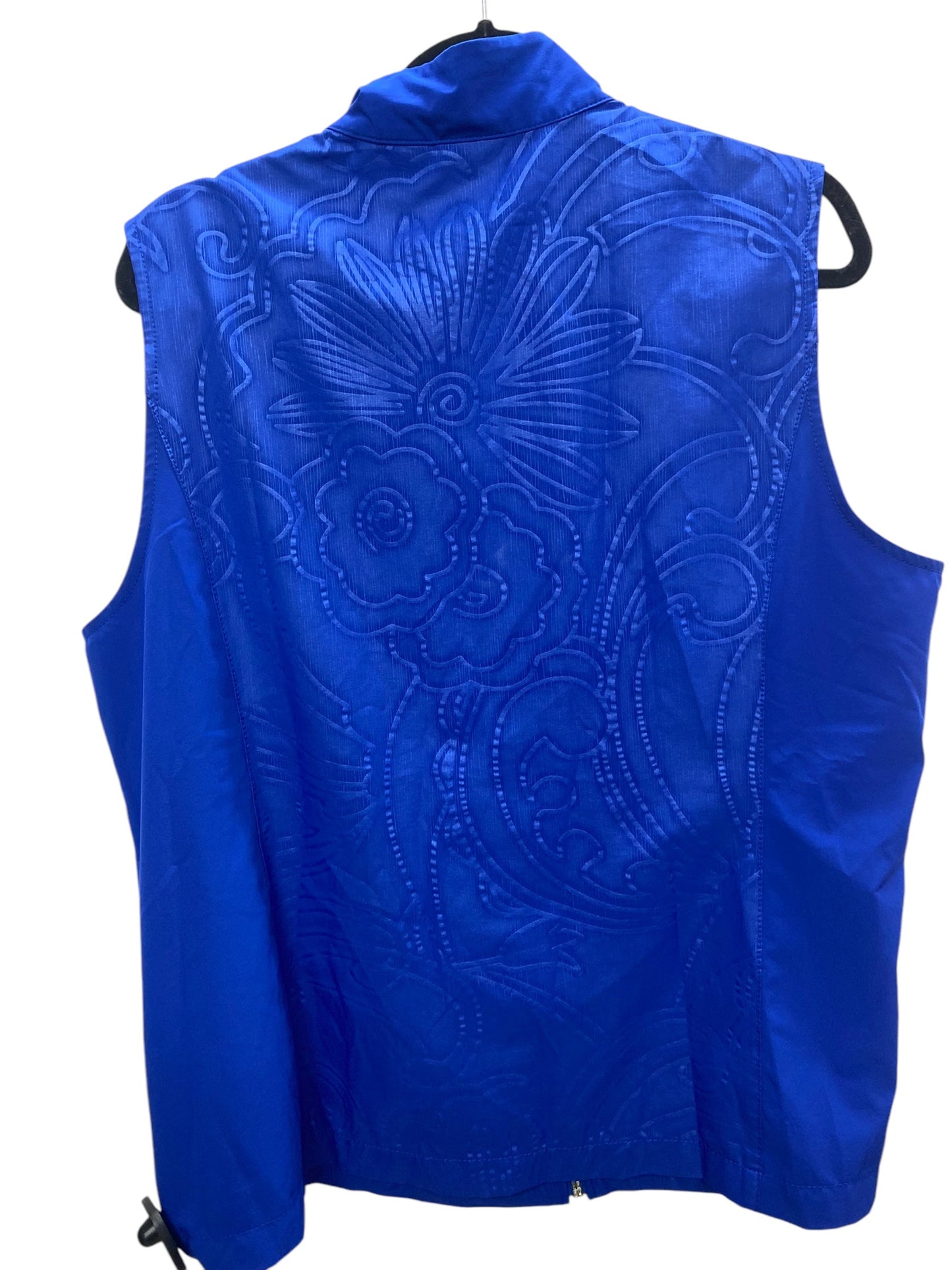 Vest Other By Zenergy By Chicos In Blue, Size: Xl