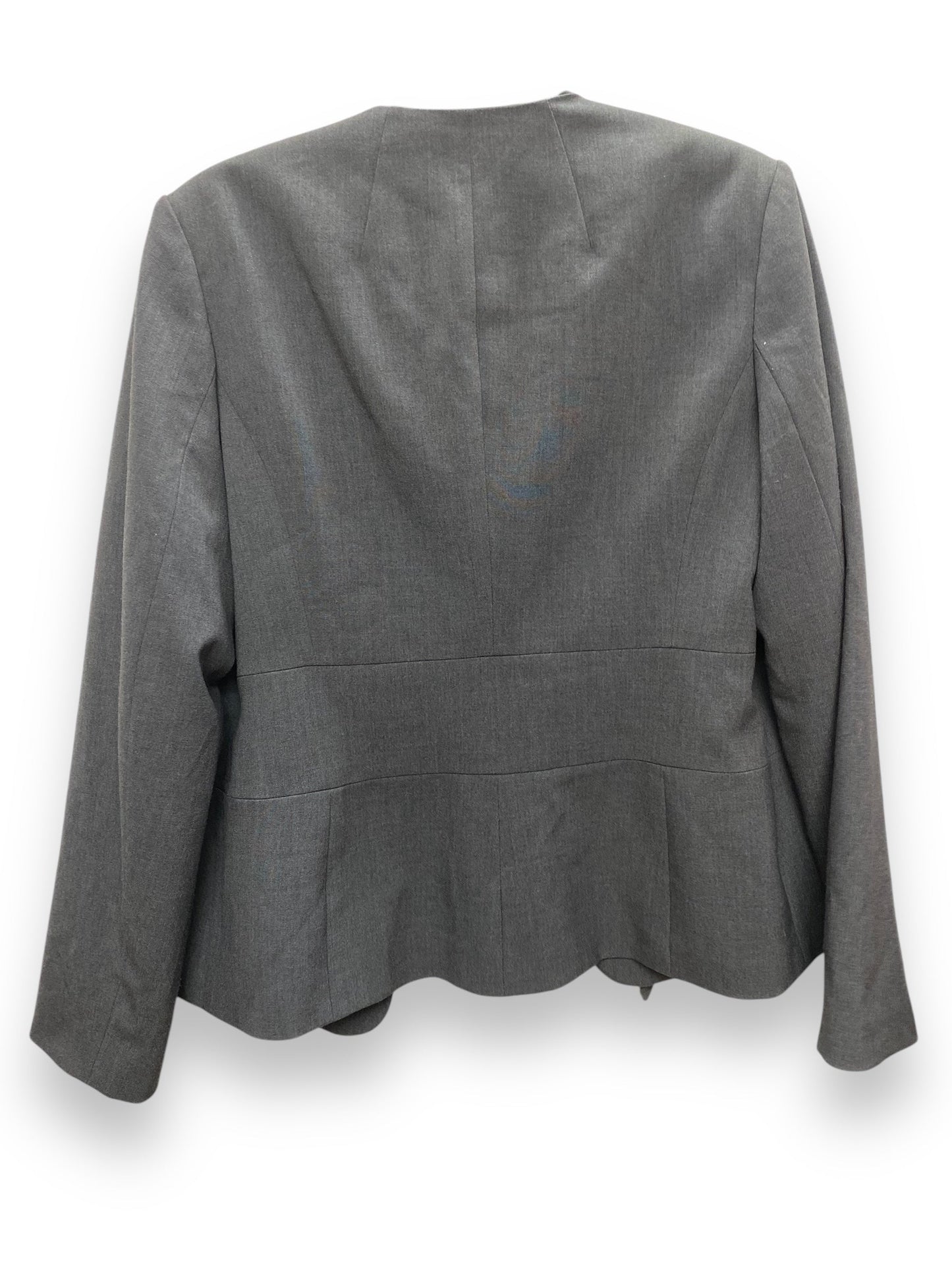 Blazer By Calvin Klein In Grey, Size: L