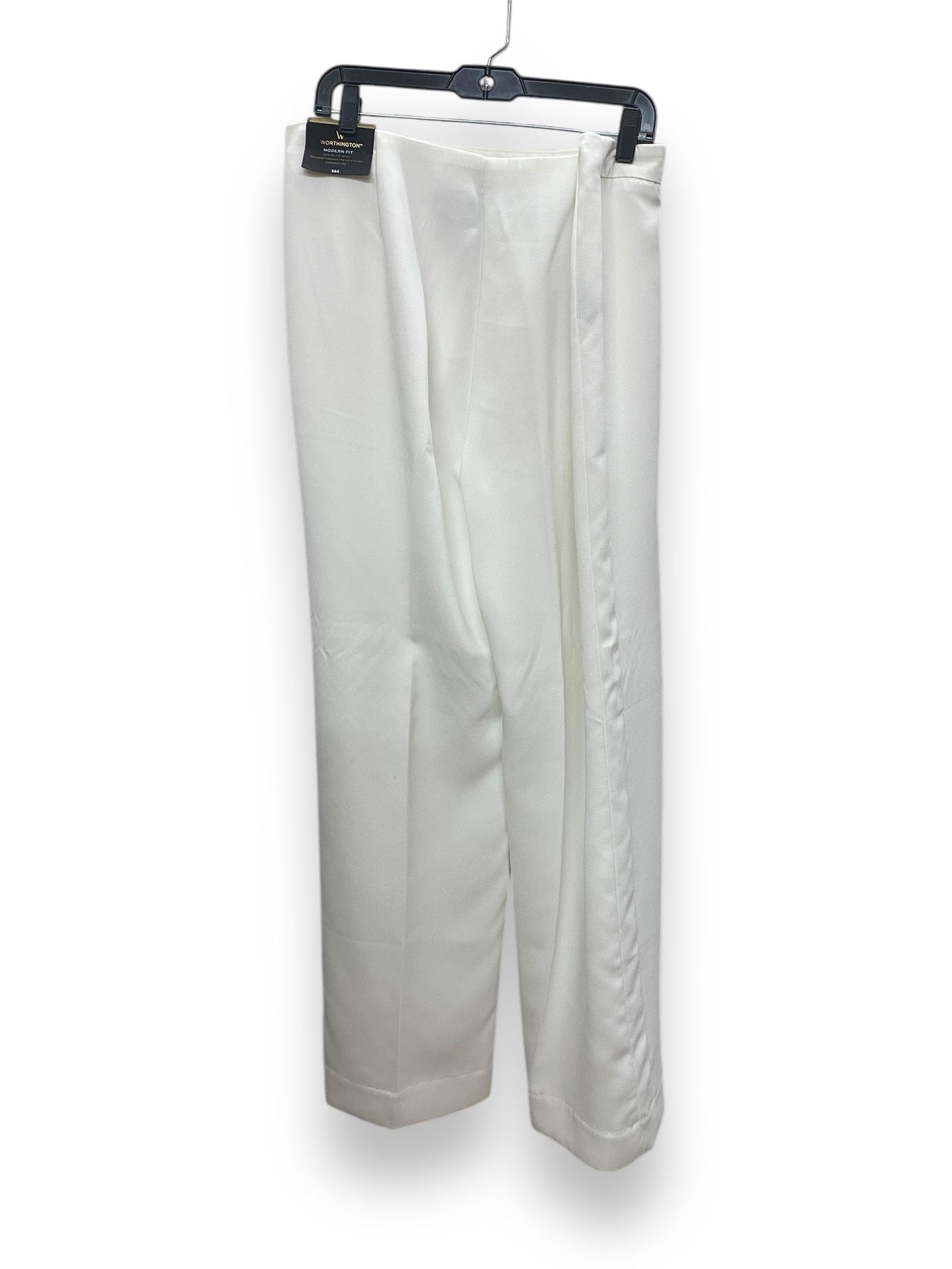 Pants Dress By Worthington In White, Size: 18