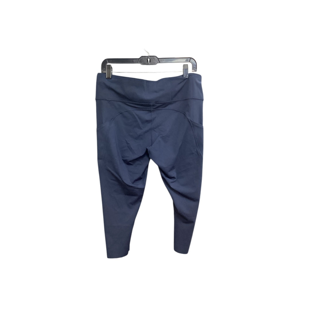 Athletic Capris By Lululemon In Blue, Size: 14