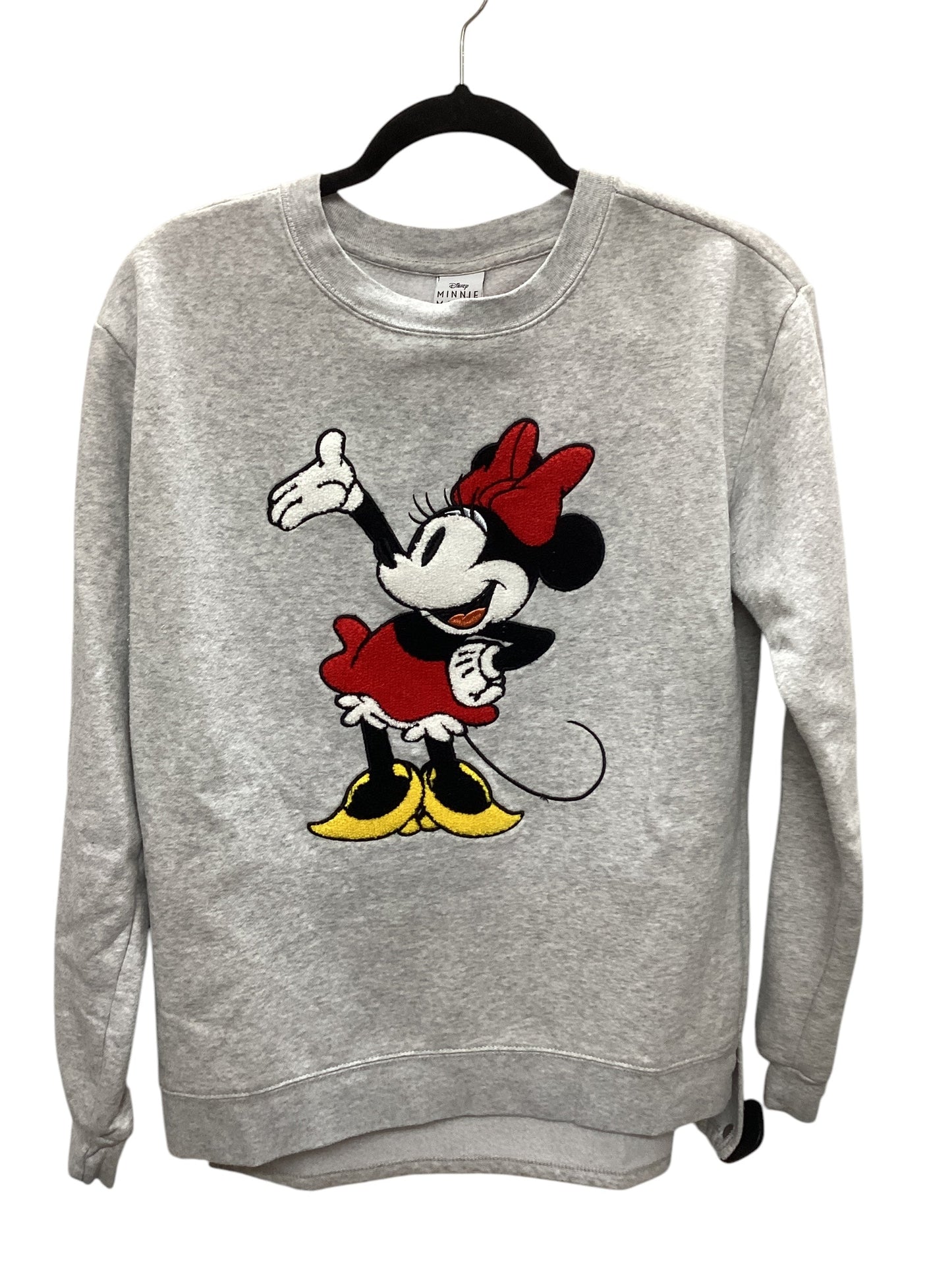 Top Long Sleeve By Disney Store In Grey, Size: M