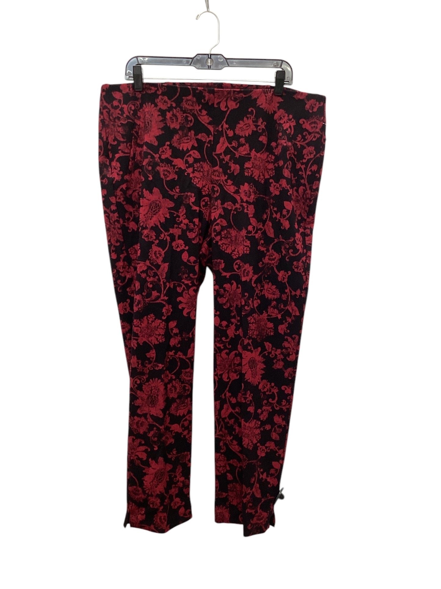 Pants Other By Chicos In Black & Red, Size: Xl