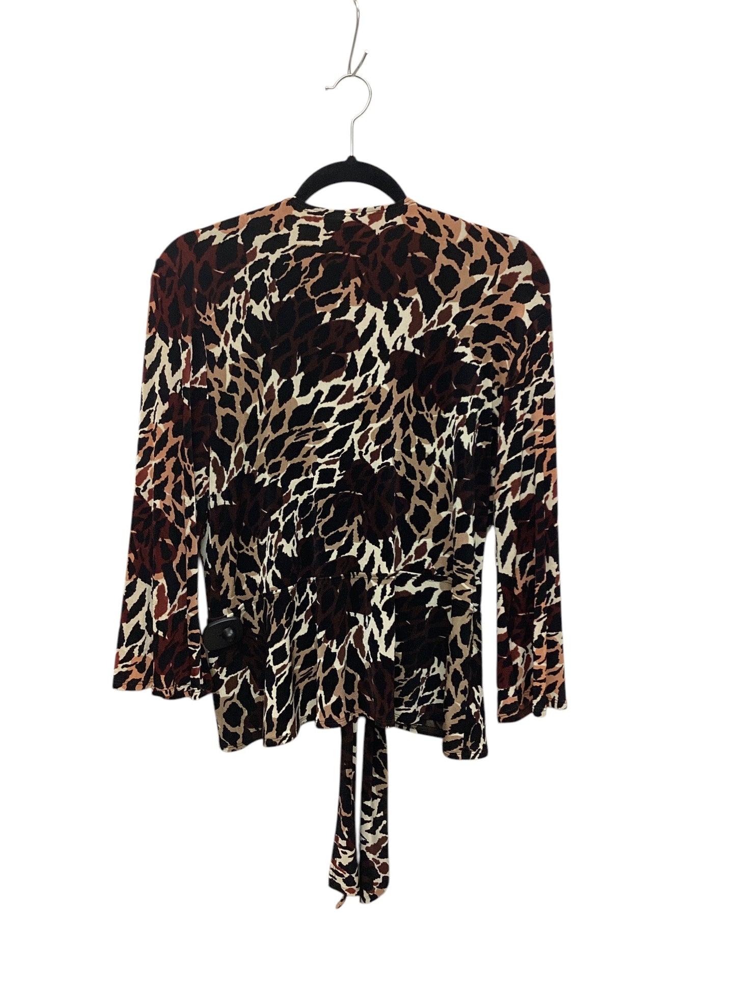 Cardigan By Chicos In Animal Print, Size: M