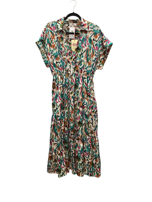 Dress Casual Maxi By Entro In Multi-colored, Size: L