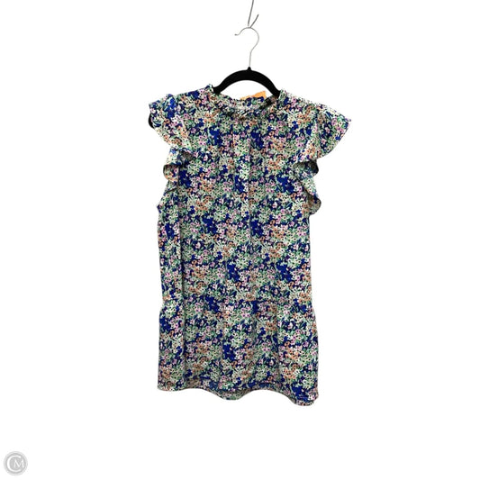 Top Sleeveless By Staccato In Blue, Size: S