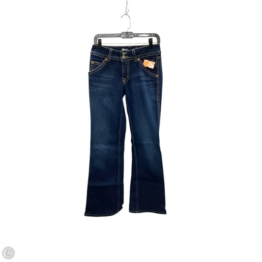 Jeans Flared By Hudson In Blue Denim, Size: 6