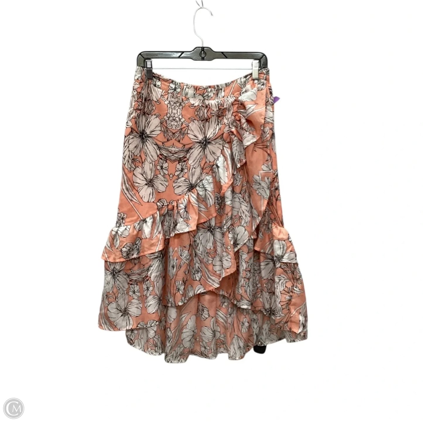 Skirt Maxi By Cato In Peach, Size: M