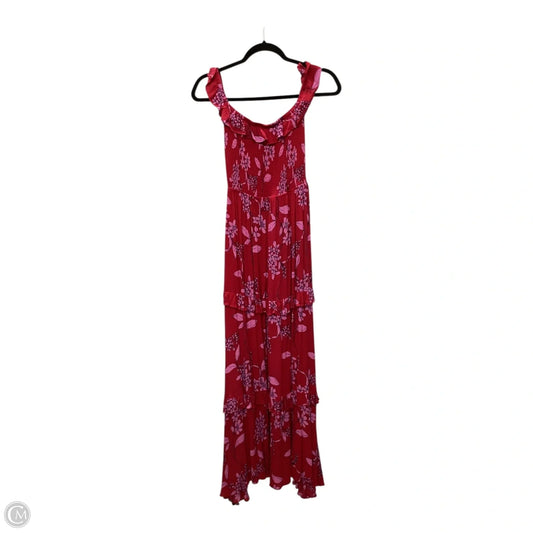 Dress Casual Maxi By Express In Red, Size: Xs