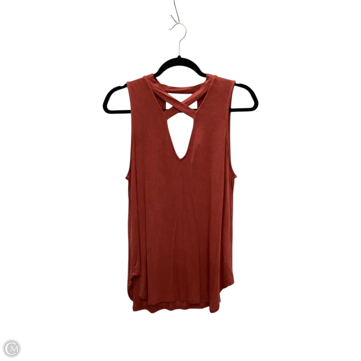 Top Sleeveless By Soprano In Red, Size: M