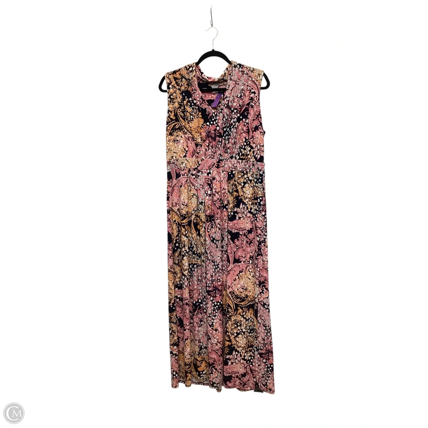 Dress Casual Maxi By Chicos In Multi-colored, Size: L