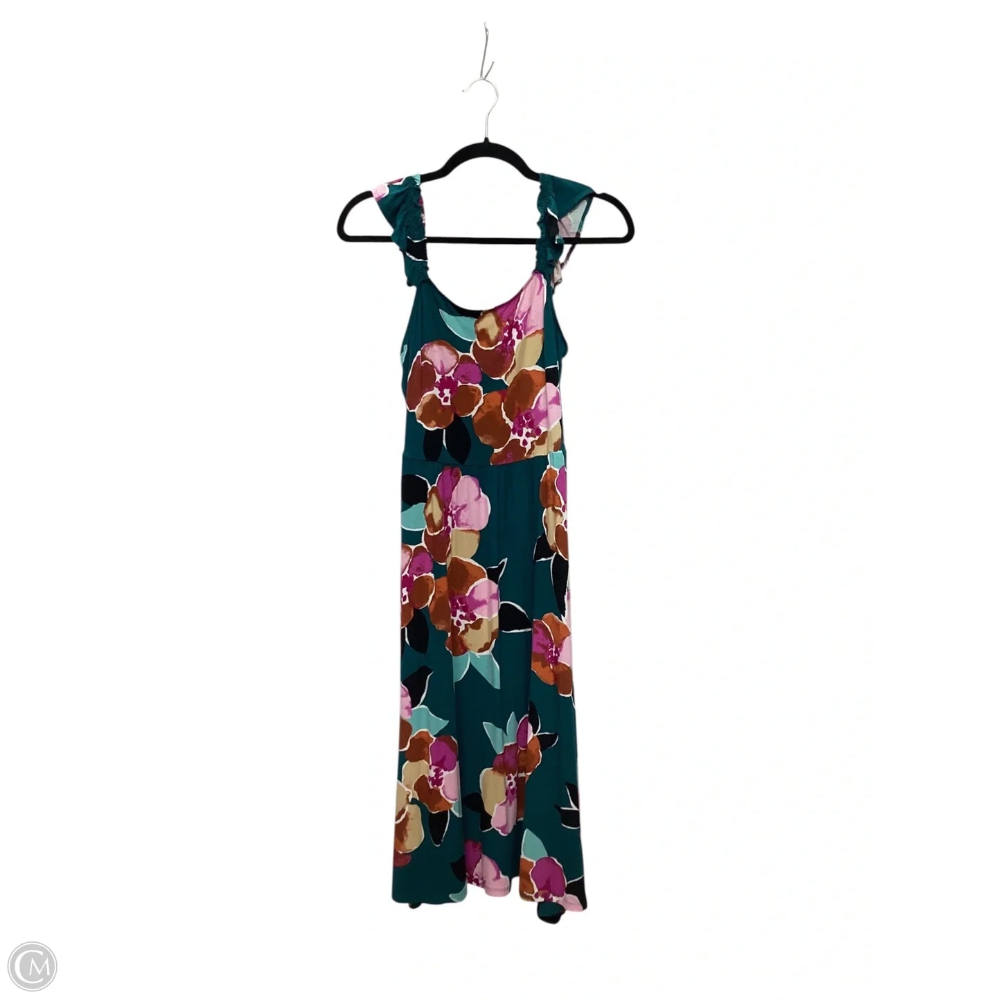Dress Casual Maxi By Maurices In Green, Size: M