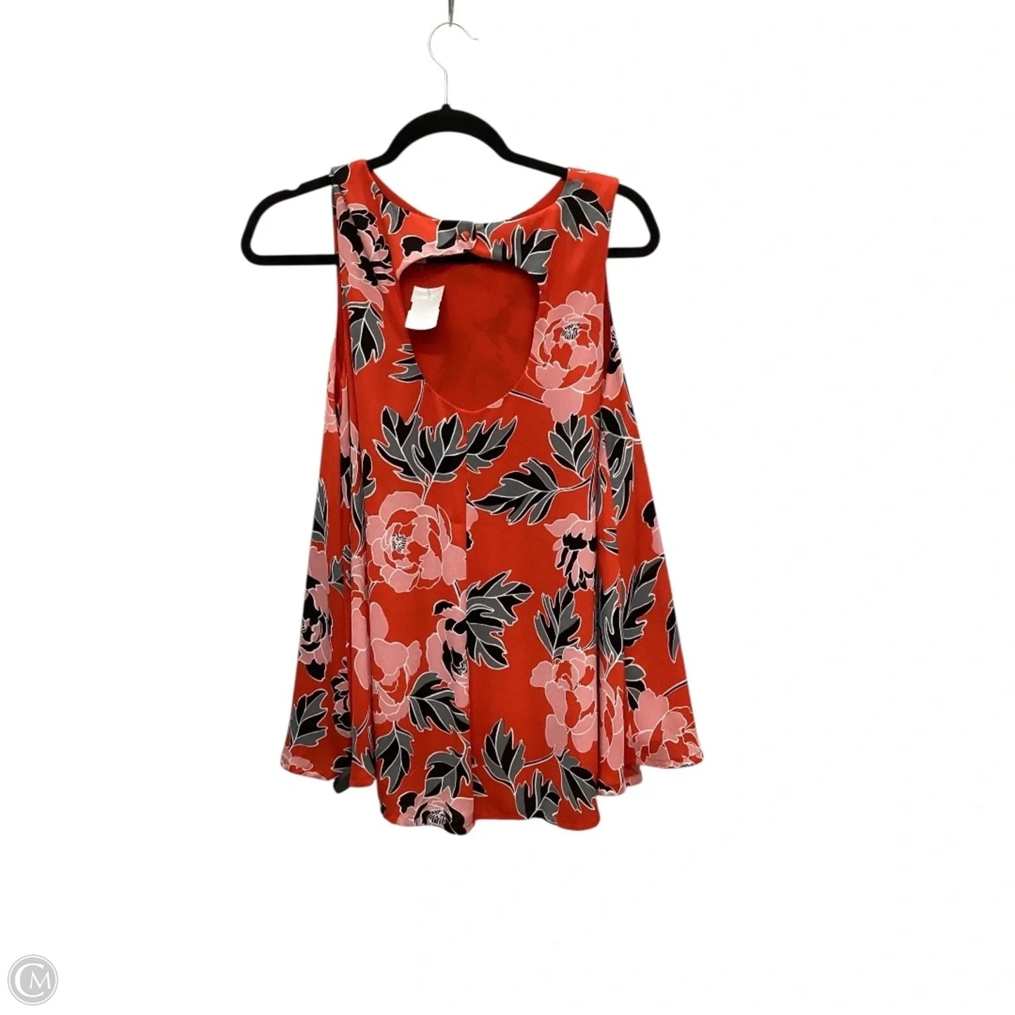 Top Sleeveless By Philosophy In Red, Size: M