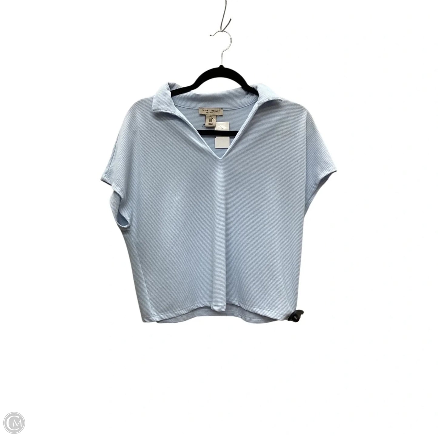 Top Short Sleeve By Clothes Mentor In Blue, Size: M