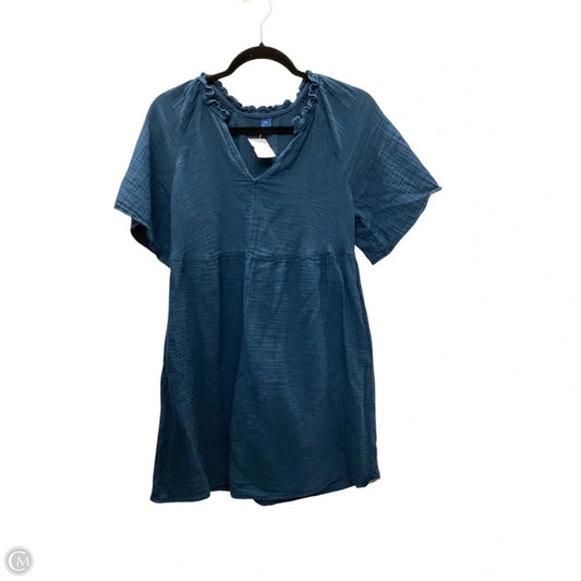 Dress Casual Short By Old Navy In Blue, Size: Xs