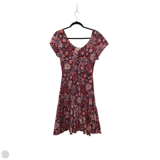 Dress Casual Midi By Clothes Mentor In Red, Size: M