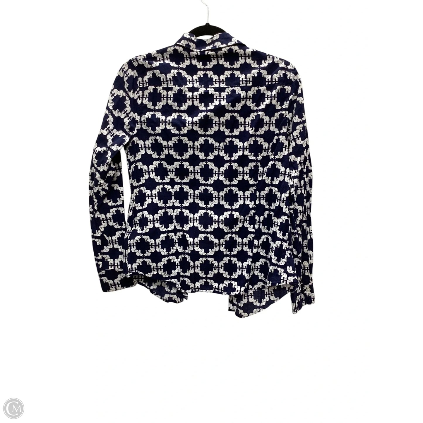 Top Long Sleeve By Crown And Ivy In Blue, Size: S