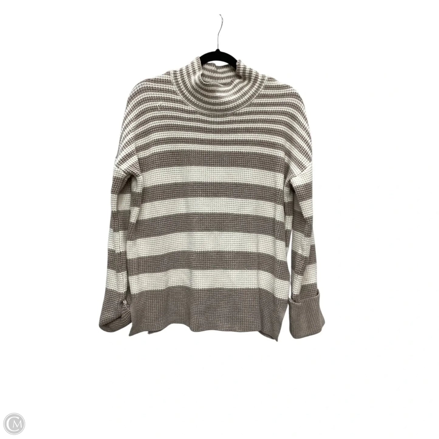 Sweater By Clothes Mentor In Striped Pattern, Size: M