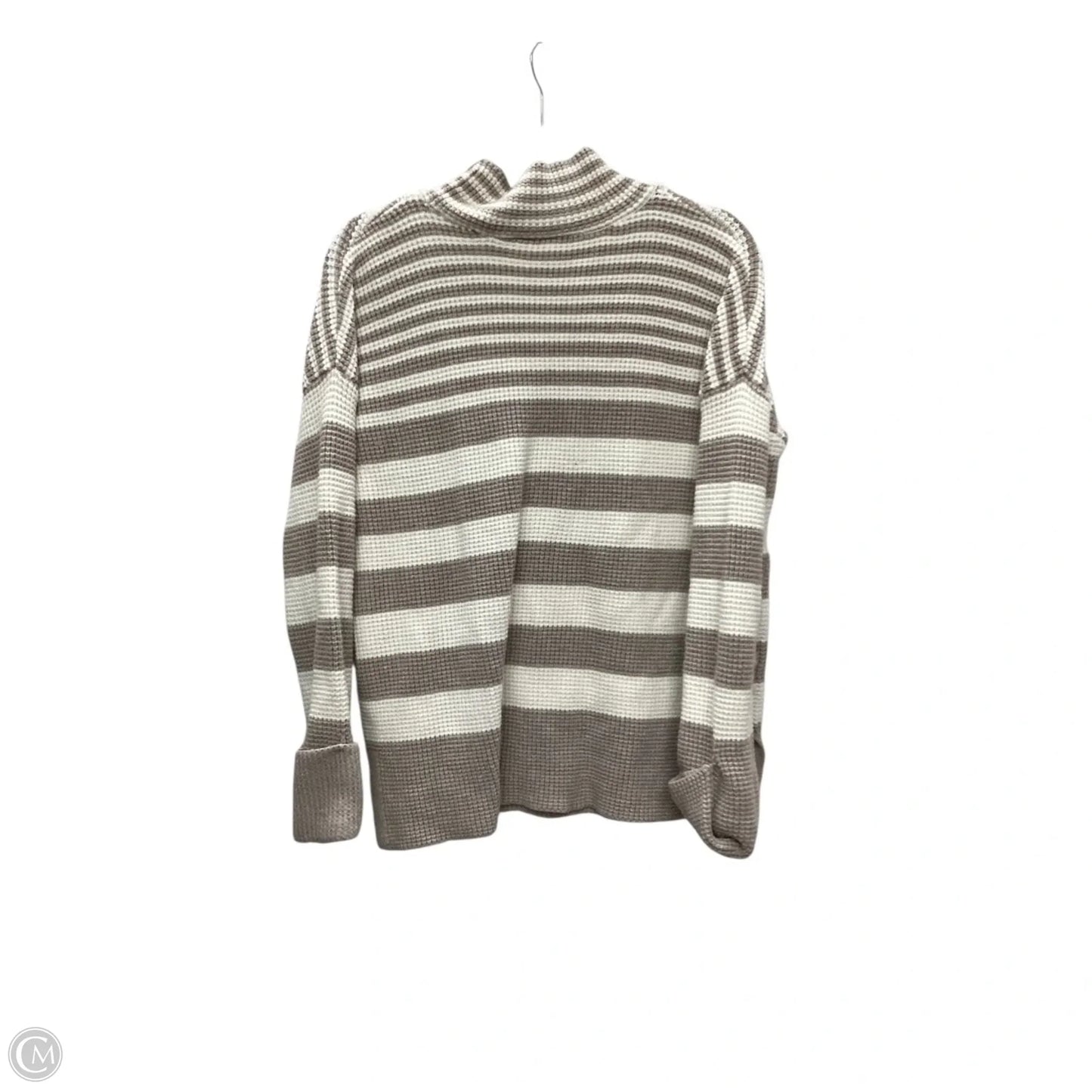 Sweater By Clothes Mentor In Striped Pattern, Size: M