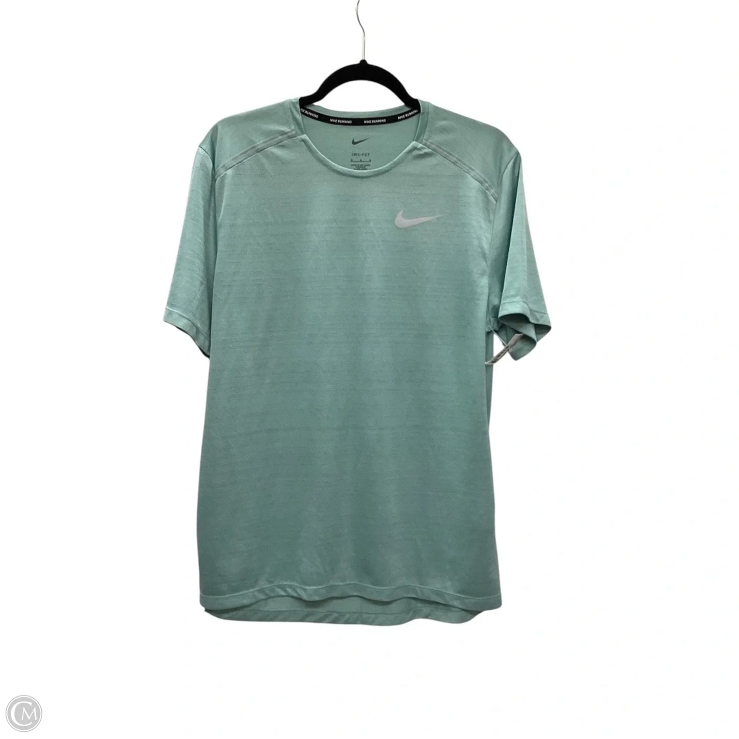 Athletic Top Short Sleeve By Nike Apparel In Blue, Size: M