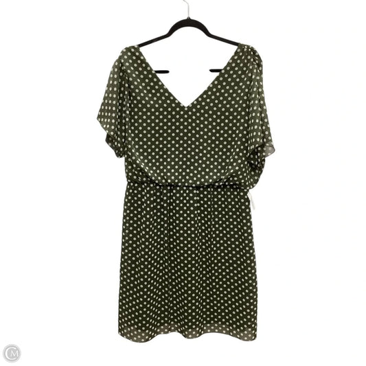 Dress Casual Short By Enfocus In Polkadot Pattern, Size: Xl