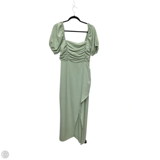 Dress Casual Maxi By By The River In Green, Size: L