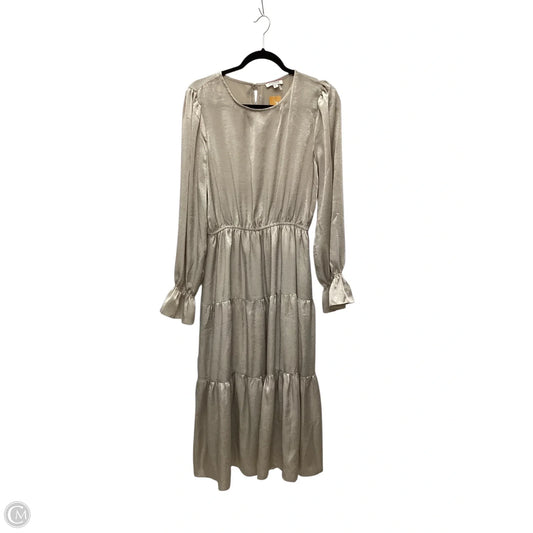 Dress Casual Maxi By Andree By Unit In Beige, Size: L