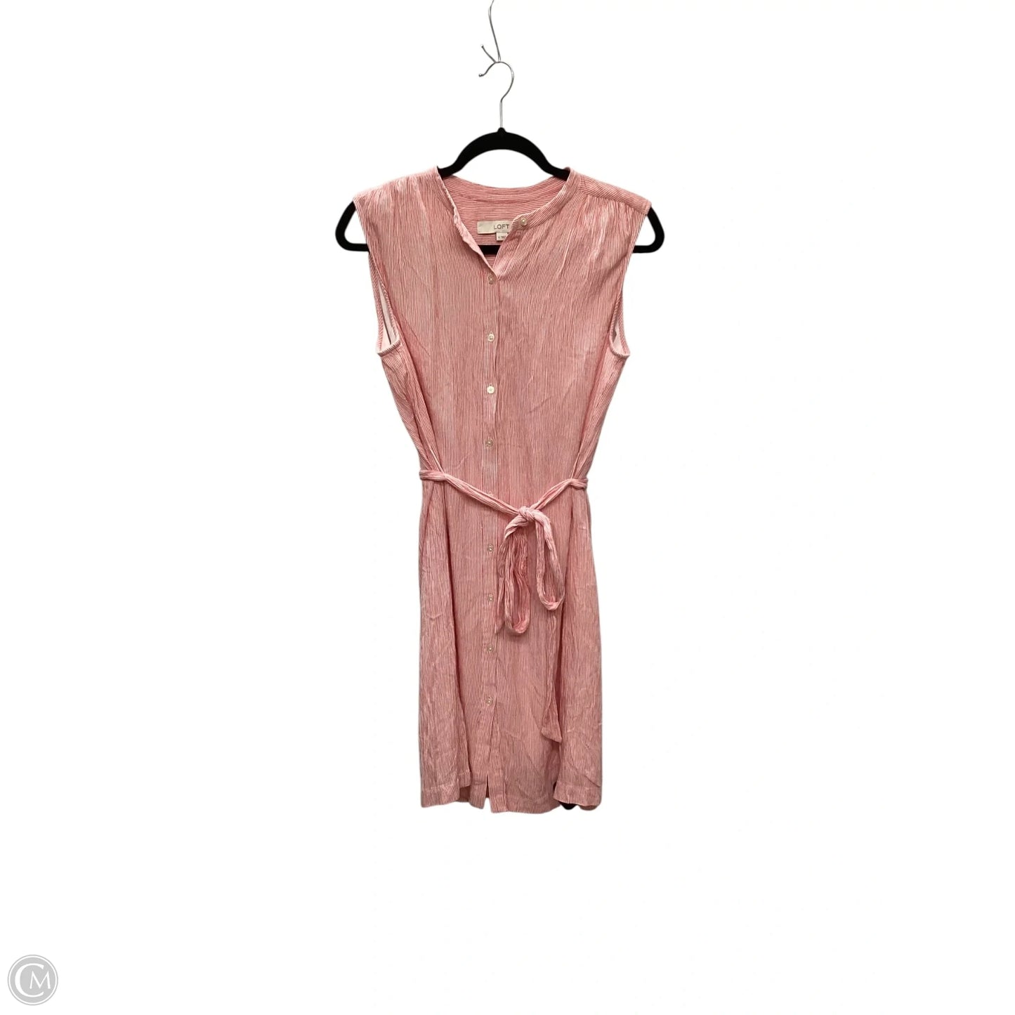 Dress Casual Midi By Loft In Red, Size: S