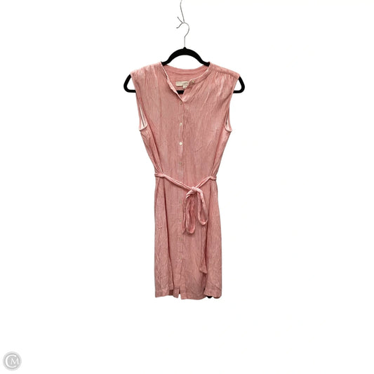 Dress Casual Midi By Loft In Red, Size: S