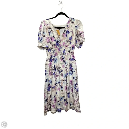 Dress Casual Short By Chris Mclaughlin In Floral Print, Size: 6