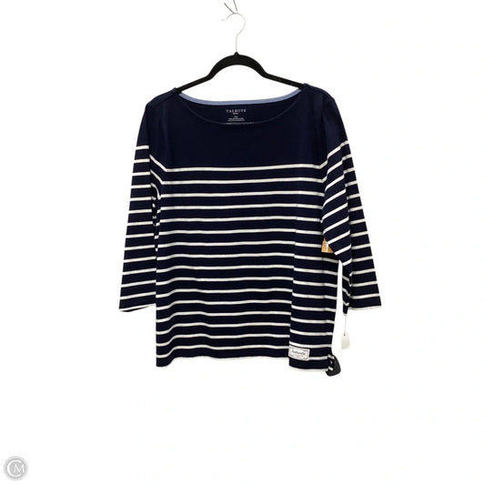 Top Long Sleeve By Talbots In Blue, Size: Xlp