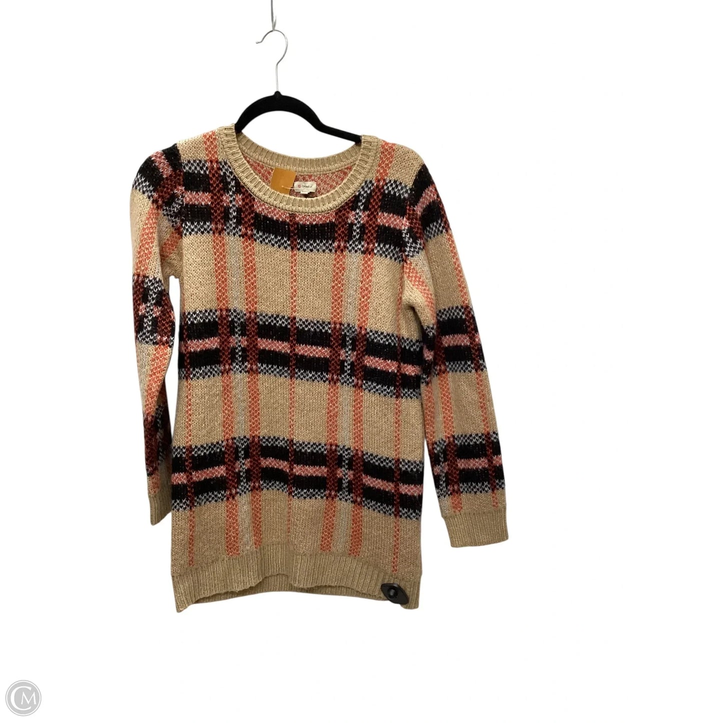 Sweater By Cremieux In Plaid Pattern, Size: S