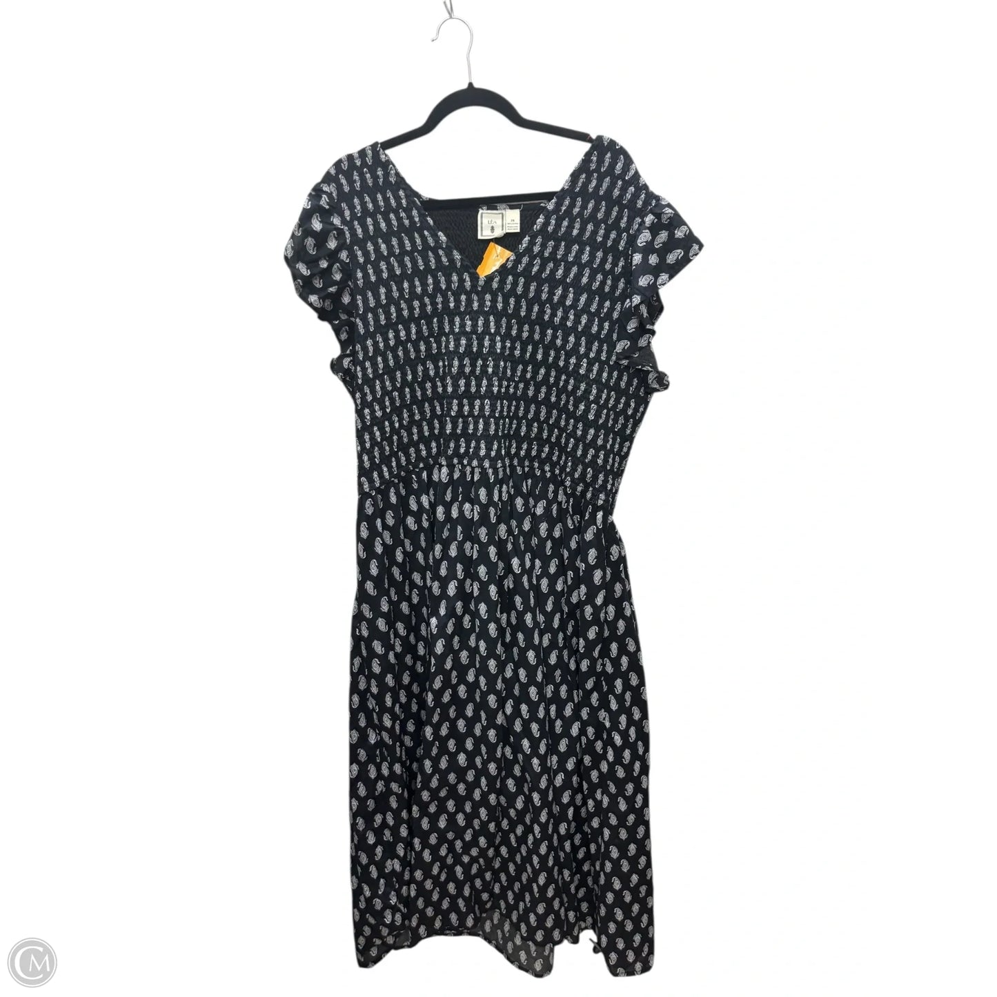 Dress Casual Maxi By Clothes Mentor In Black, Size: 2x