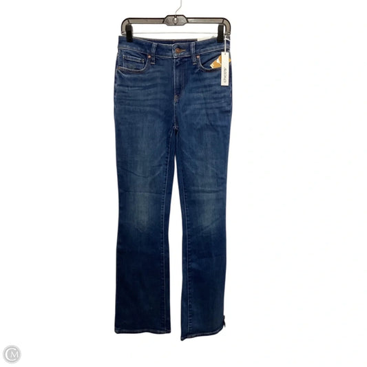 Jeans Flared By Chicos In Blue Denim, Size: Xs