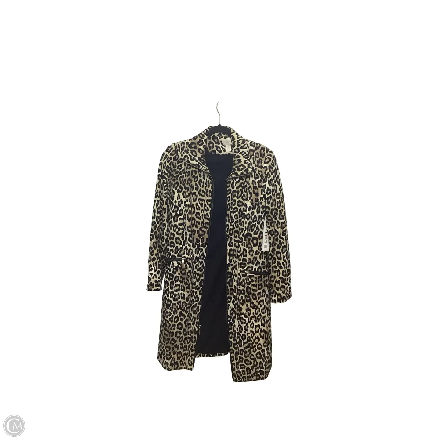 Jacket Other By Chicos In Animal Print, Size: M