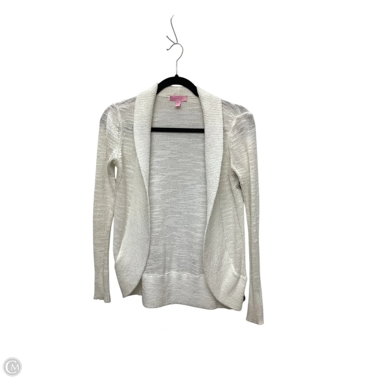 Cardigan Designer By Lilly Pulitzer In White, Size: Xxs