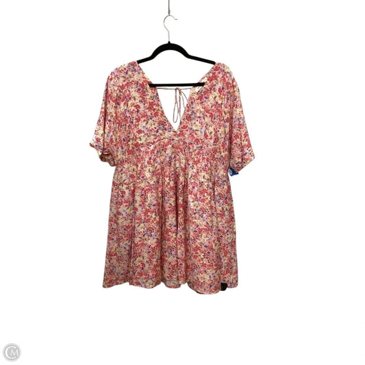 Dress Casual Short By Mustard Seed In Floral Print, Size: L