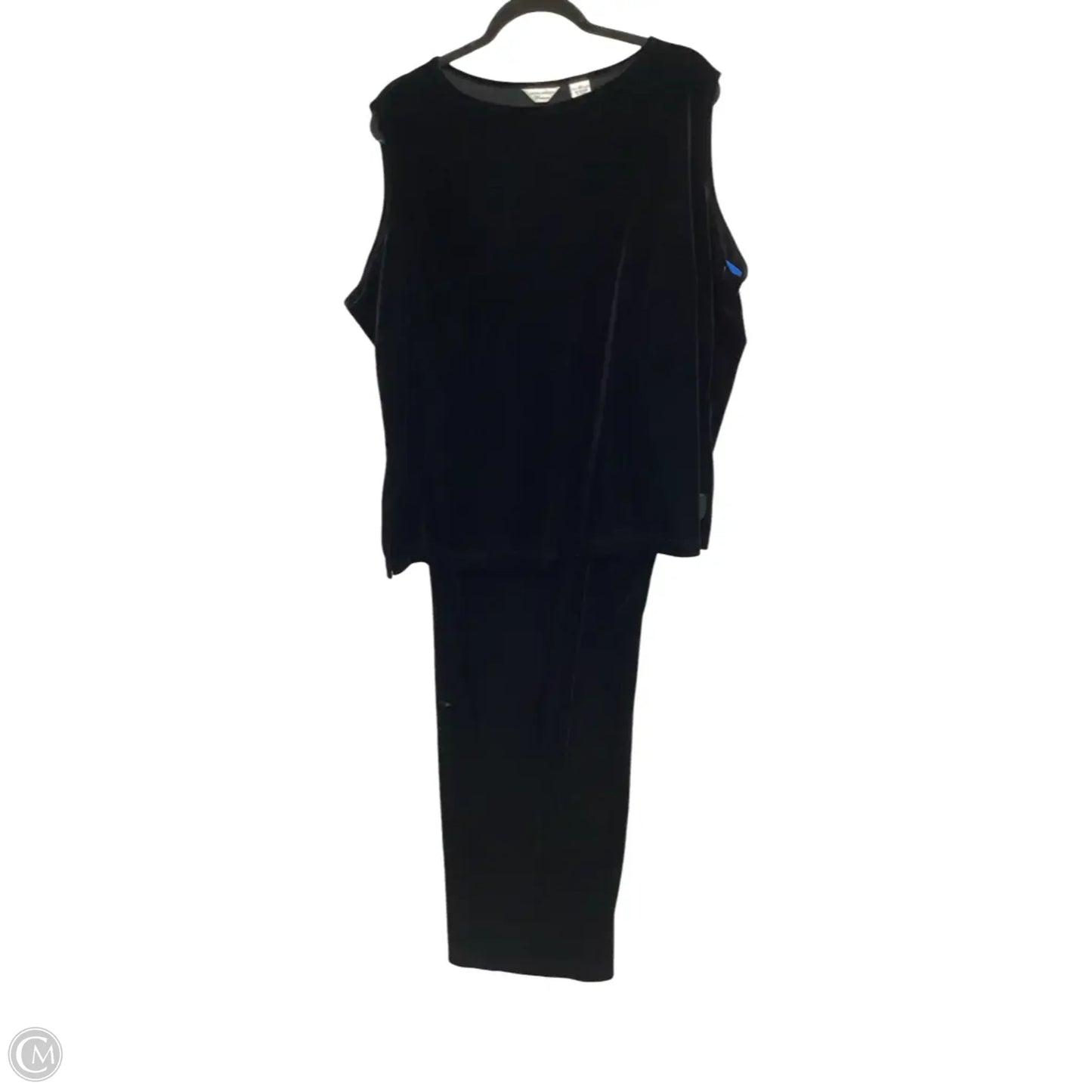 Top Sleeveless By Laura Ashley In Black, Size: 3x