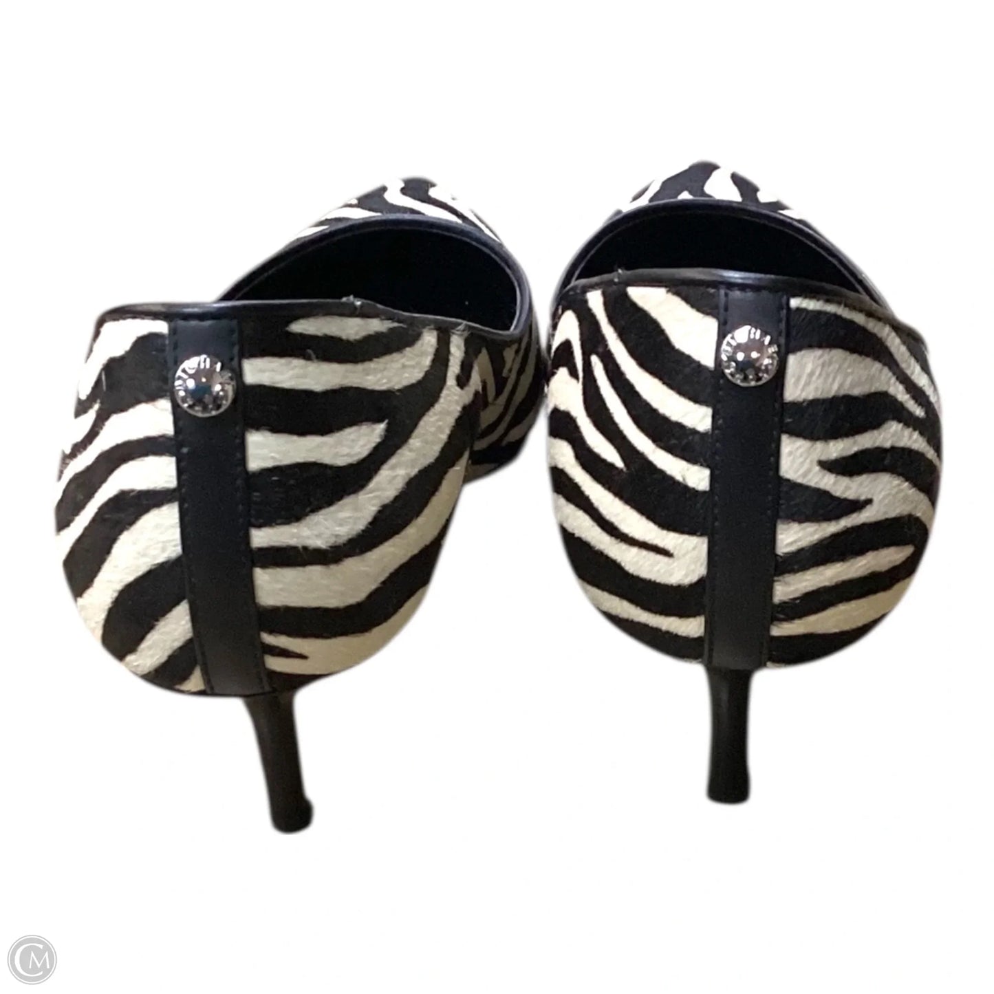 Shoes Heels Kitten By Michael By Michael Kors In Zebra Print, Size: 7.5