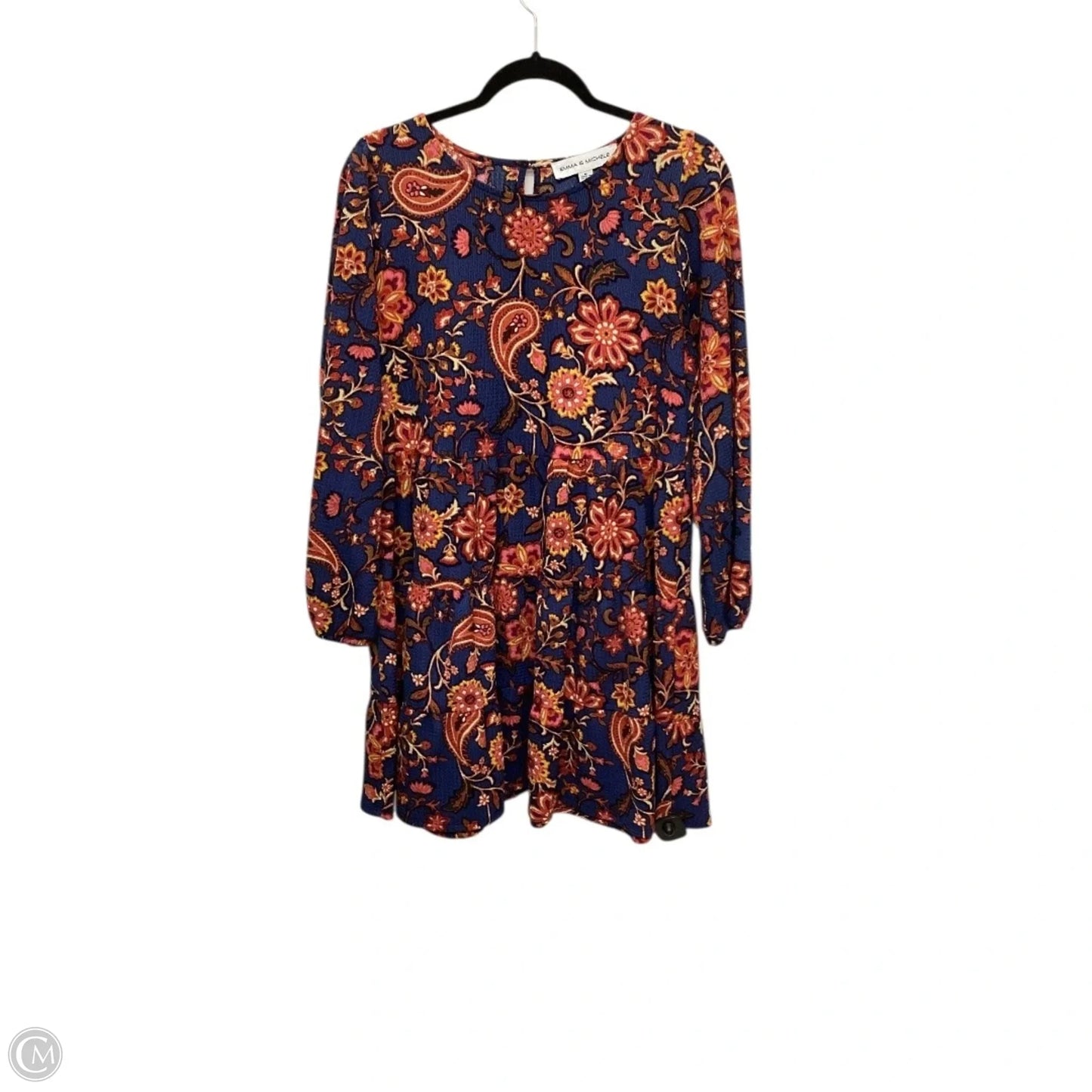 Dress Casual Short By Emma And Michele In Blue, Size: M