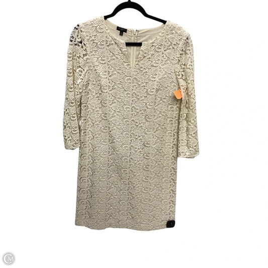 Dress Work By Talbots In Cream, Size: 8p