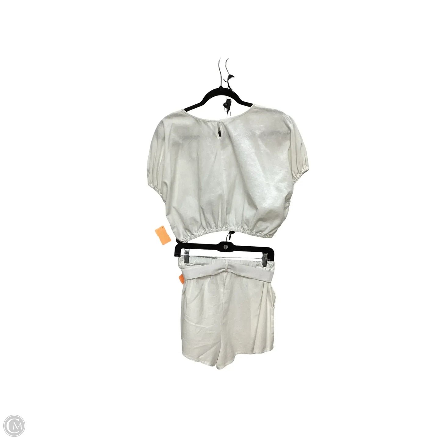 Top 2pc Short Sleeve By Hyfve In White, Size: M