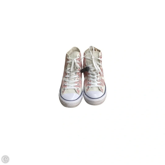 Shoes Sneakers By Converse In Cream & Red, Size: 11